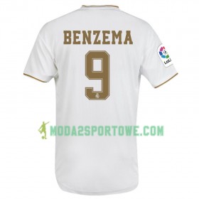 Koszulka Real Madryt Karim Benzema 9 Domowe Stroje Piłkarskie 2019/20 Krótki Rękaw